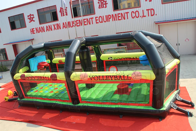 allinone sports arena inflatable sports games for sale, View