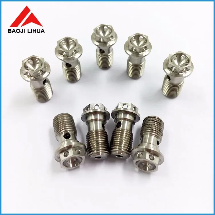 gr5 single Banjo titanium Bolt M10 x 1.0 titanium probolt Race motorcycle parts