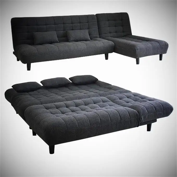 Folding Sofa Bed Rexine Fabric Sofa 