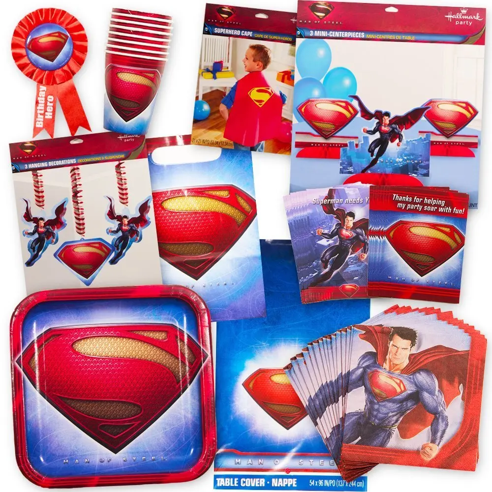 cheap superman birthday party