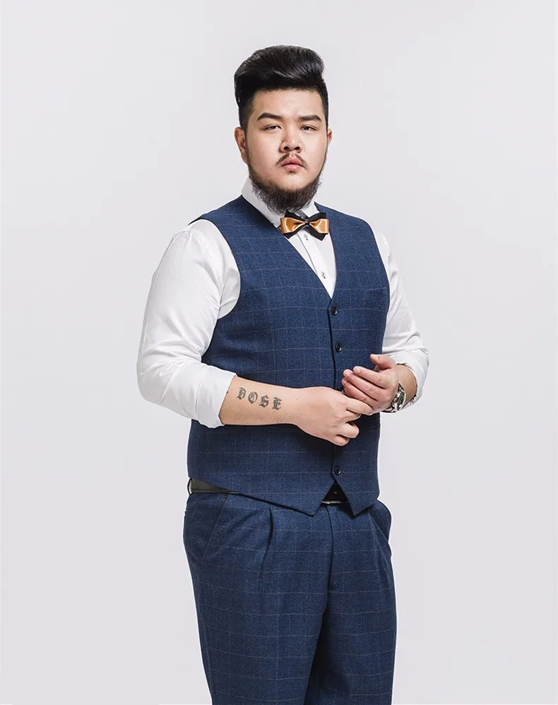 2017 Trend Plus Size Man Suits 6xl Suits For Fat Man Big Size Blazer