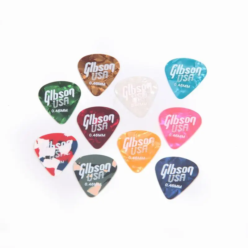 Custom Logo Music Instruments Accessories Delrin Machine White Guitar Picks for Jazz Guitar