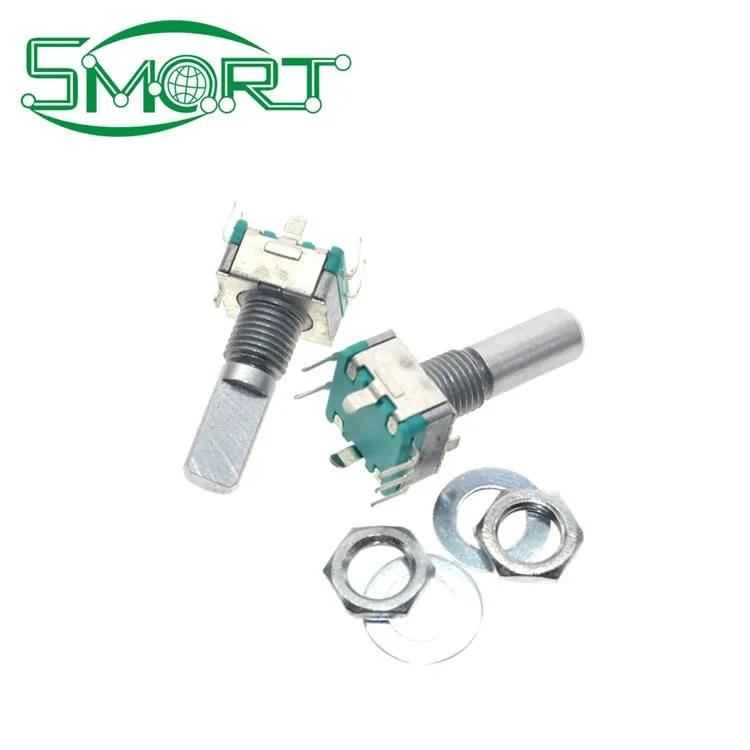 5 unidades de codificador giratorio con interruptor EC11 Audio Digital Potenci/ómetro 20 mm Mango