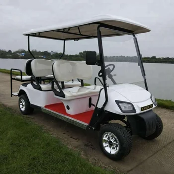 6 Seater Six Persons Seats 4 Wheel Drive Electric Golf Carts 6 Seater Six Persons Seats 4 Wheel Drive Electric Golf Carts