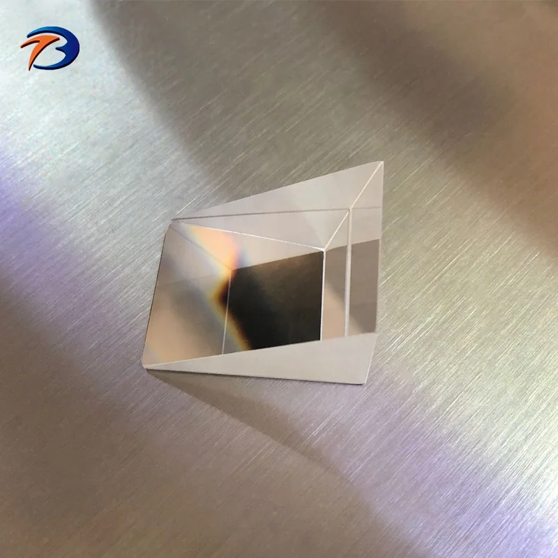 Optical glass inner reflective mirror coated 30 60 90 degree right angle prism