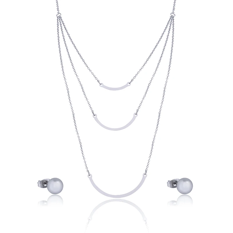 Simple Fine Jewelry Set Online Silver 