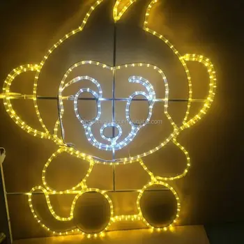 christmas led figures monkey rope light motif buy christmas lights