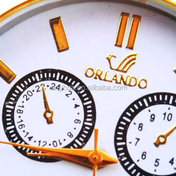 Bon Prix Luxe Quartz Mouvement hommes Orlando Montre