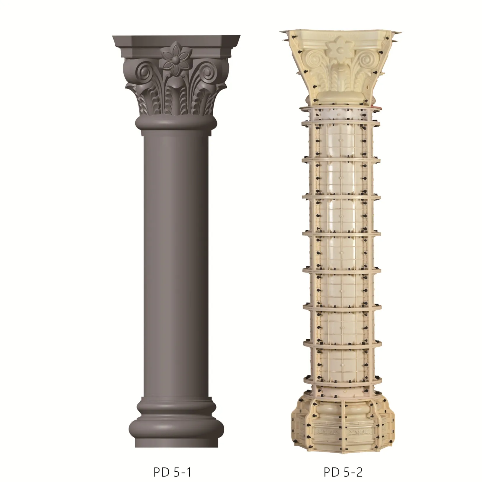 Customized Roman Pillars Column Molds For Sale Buy Roman Pillars