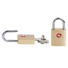 Travelsky Good quality new small tsa luggage brass security door lock with key