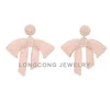 KDB244 fashion latest high quality beaded bow earrings