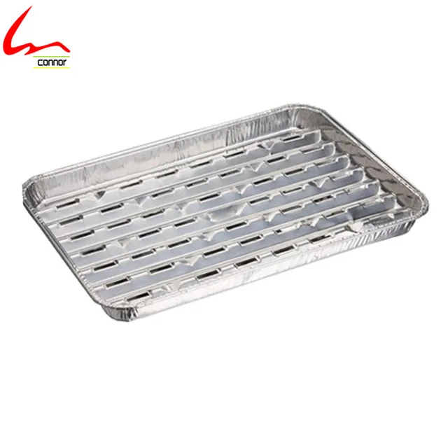 Disposable Aluminum Foil Grill (used For Meat Roasting And Disposable Aluminum Foil Grill (used For Meat Roasting And