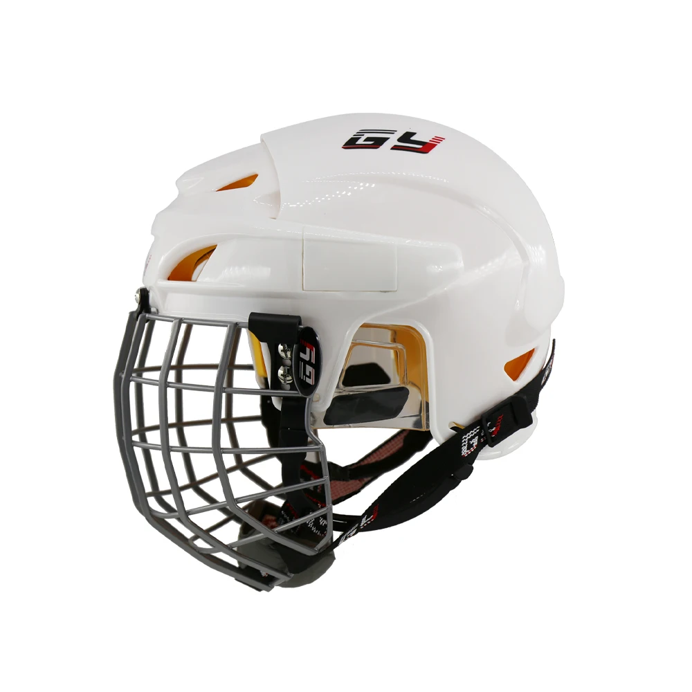 Professional Safety Helmet Pp Ice Hockey Helmet With A3 Stainless Steel
