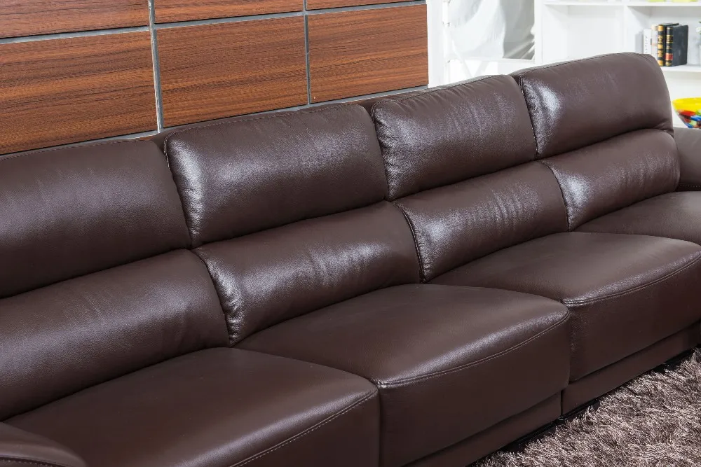 Msmodern Living Room Leather Sofa Set And High Quality Pure Leather