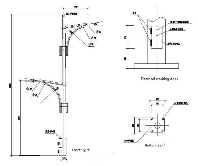 Led Street Light Housing 5 Year Warranty 40300w/ Led Street Light