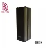 Boutum Audio Q603 speaker column line array 6.5" aluminum column pa speaker