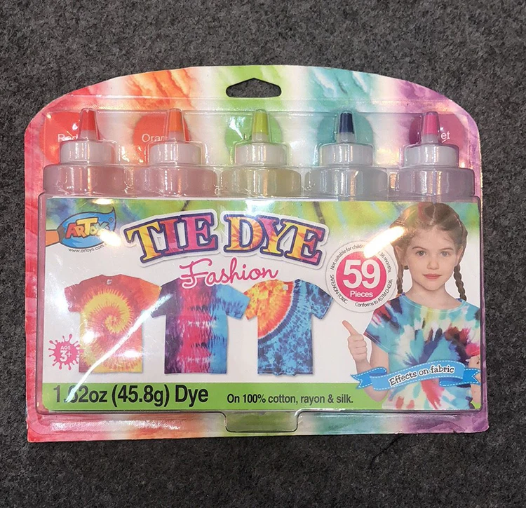 Tiedye Kids Children Party Diy Toys Custom 5 Colors Tie Dye Kit Buy