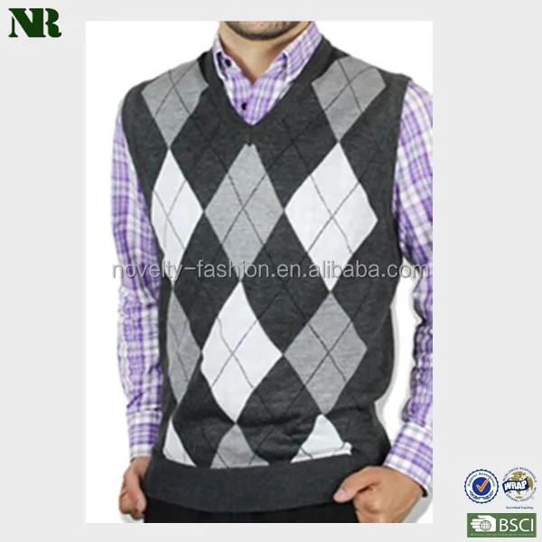 argyle vest mens