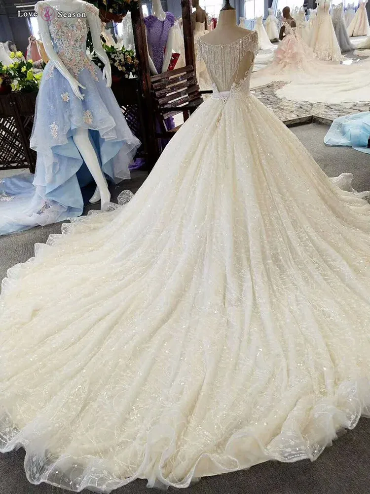 Jancember Lss038 African Muslim Wedding Dress Plus Size Pictures