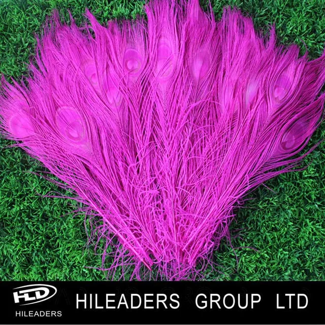 rt466 bleached dye red/purple 90-100cm carnival indian peacock