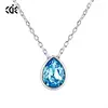 Cde Original Design Jewellery Silver Elephant Birthstone Pendant
