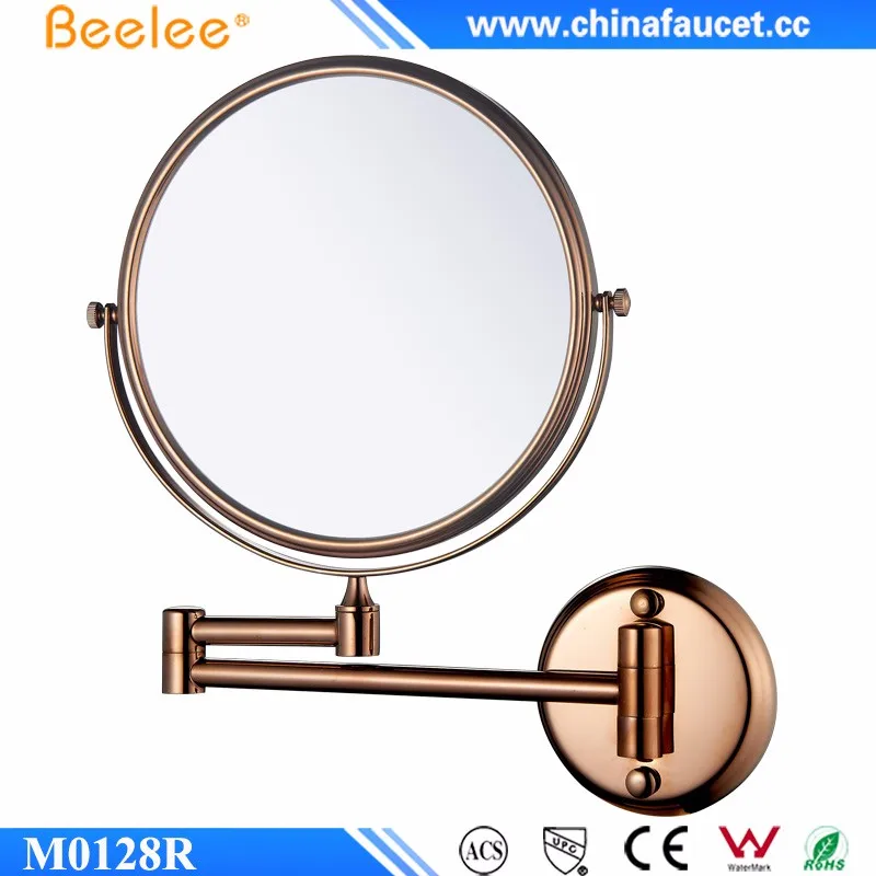 Beelee M0128r Wall Mounted Bathroom Rose Gold Shaving Mirror Buy