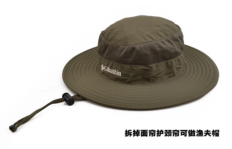Unisexe Polyester CACHOU Hat Outdoor Sun Protection UV Chapeau pêche Chapeau 