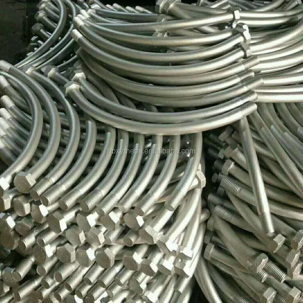 Railway High Tensile Special Bolts Long Tunnel Curve Bolts,Curved