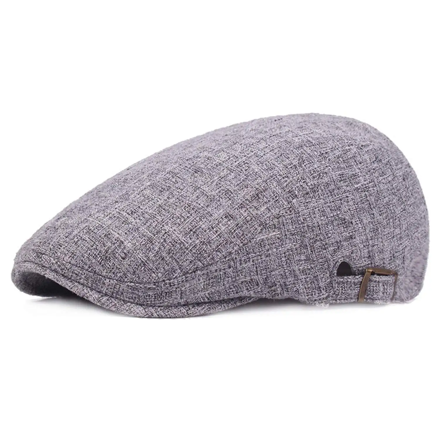 starlit Casual Classic Solid Color Flat Men Cabbie newsboy IVY Hat Cotton Sun Beret Cap