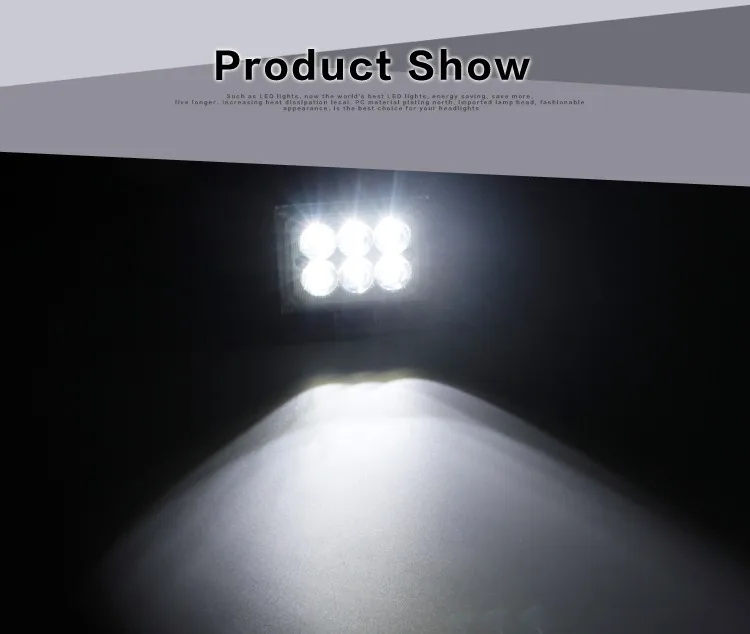 high efficiency 18w 6500k motorcycle led lighting headlight