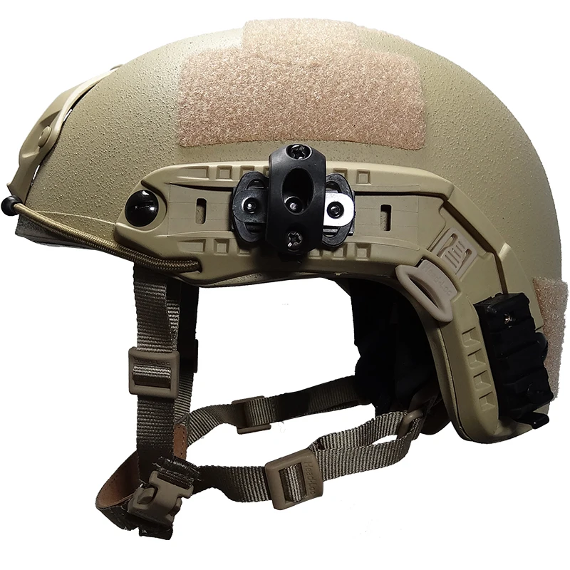 MILITARY TACTICAL ARAMID HELMET DESERT TAN M/L SIZE LVL IIIA BALLISTIC