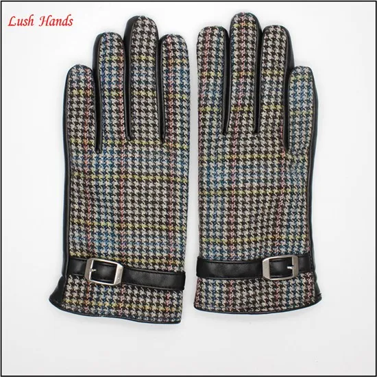 Manufacturer's wholesale price of PU leather gloves of the Parent-child gloves