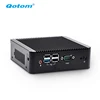 Qotom-Q190S Dual Ethernet LAN Nano ITX Micro Computer J1900 Support Ubuntu Fanless Mini PC