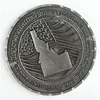 Silver plated brass heads i win tails you lose medal token coin
