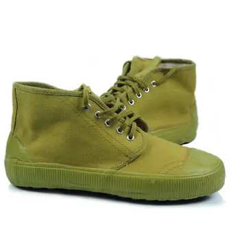 China Factory Cheap Green Army Shoes 