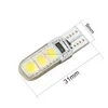 T10 6 LED 5050 Bulbs White Side Light Canbus