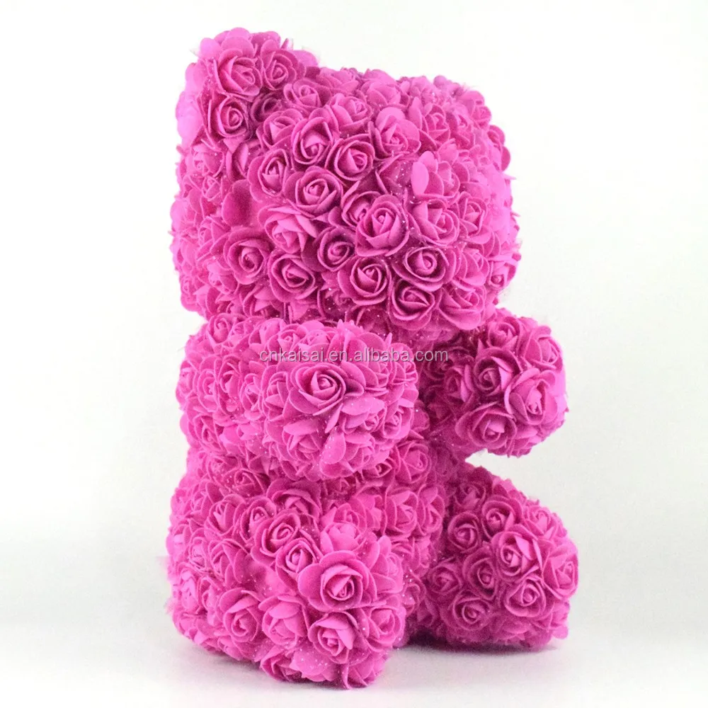 handmade rose bear