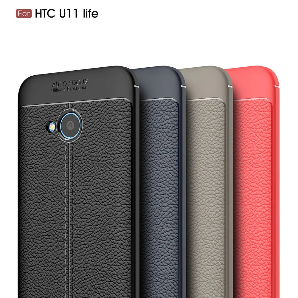Premium Litchi Leather Pattern Tpu Back Cover Case For Htc U11 Life Buy Tpu Back Cover Case For Htc U11 Life For Htc U11 Life Case Tpu Case For Htc U11 Life Product