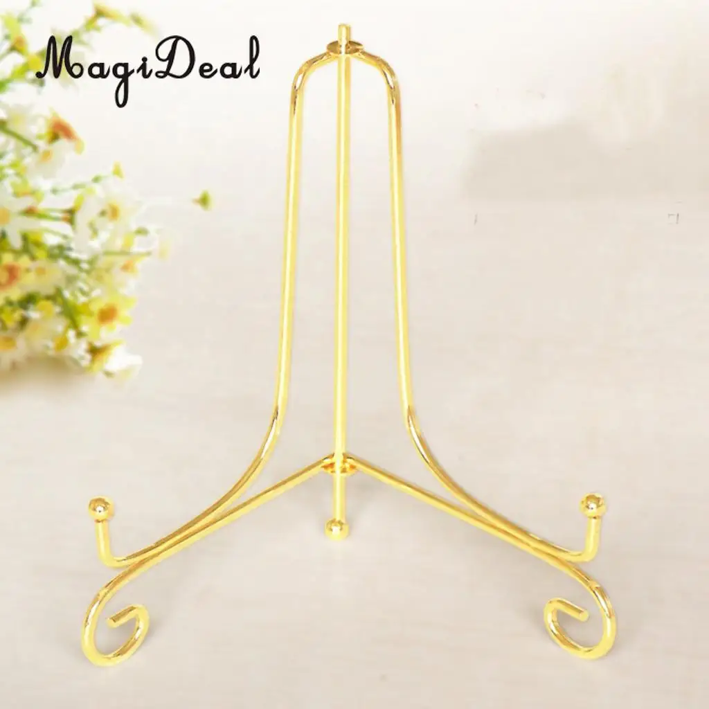 Art Display Rack Holder Iron Wire Display Easel Tabletop Stand Holder 12inch 