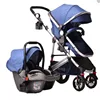 High landscape strollers 3 in 1 luxury/egg shell strollers reversiblewith 360 degree /fold easier baby prams luxury stroller 3