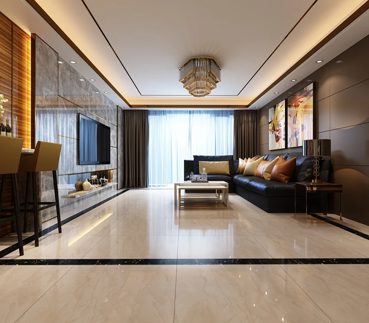 Venezuela Oman Beige Marble Full Polished Glazed Ceramic Tiles 600 X 600 Buy Glazed Ceramic