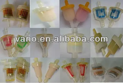 Factory sale GD-F-012 6mm to 8mm motorcycle fuel filter