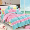 4-piece 40s 200tc pure cotton pigment printed bedding article for adult