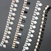 top quality bling bling crystal trim AB color rhinestone cup chain hbt199