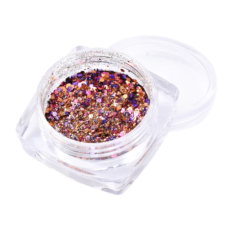 Ecofriendly Pet Festival Glitter Flakes Sequin Makeup Face Body