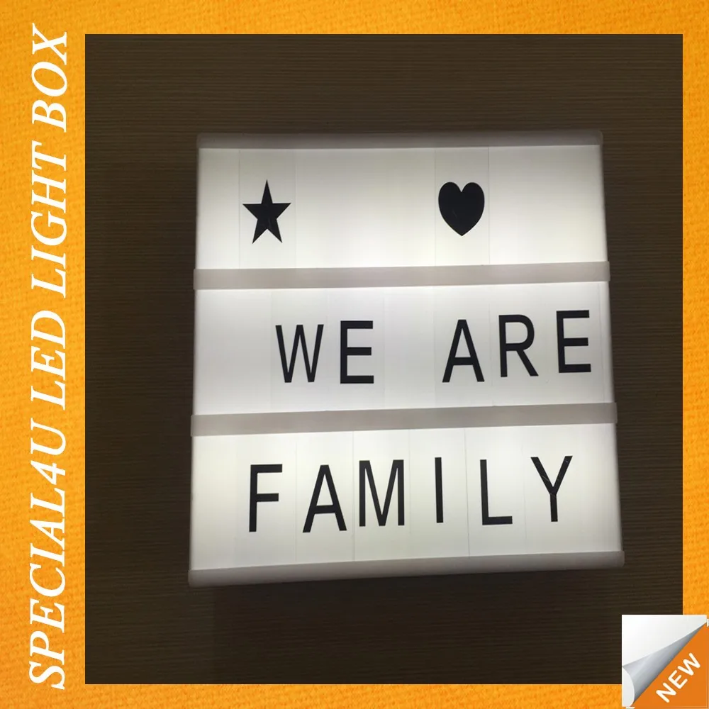 Light Box With Letters/alphabet Letters Light Box/decorative Light
