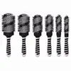 Ceramic heat control nylon bristle hair brush ABS+CG handle