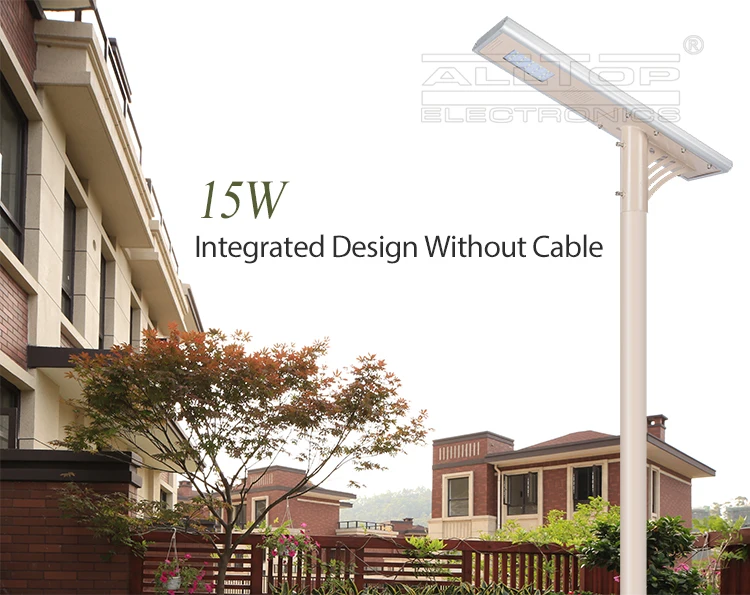 IP67 Waterproof bridgelux cob 15W 12v led solar street light cover