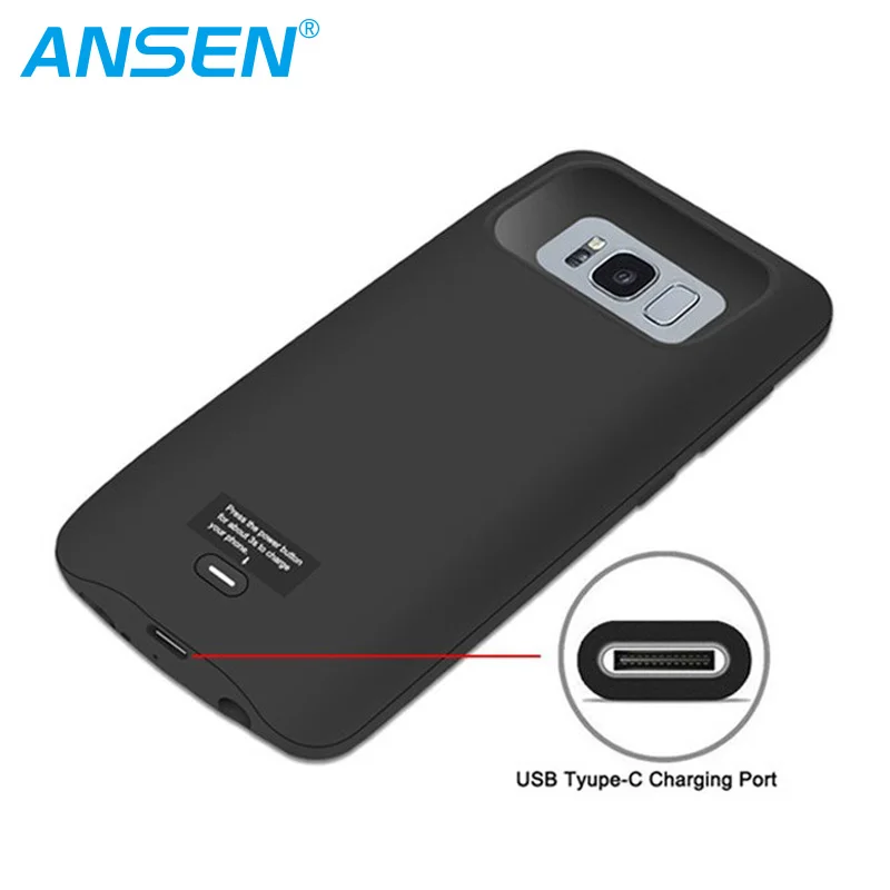 Wholesale Portable Battery Charger Case 5500mAh For Galaxy S8 Plus Power Bank Cover - ANKUX.COM