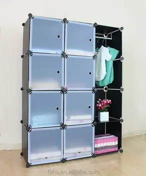 Adaptable Cube Diy Storage Wardrobe Cabinet Kids Toy Storage